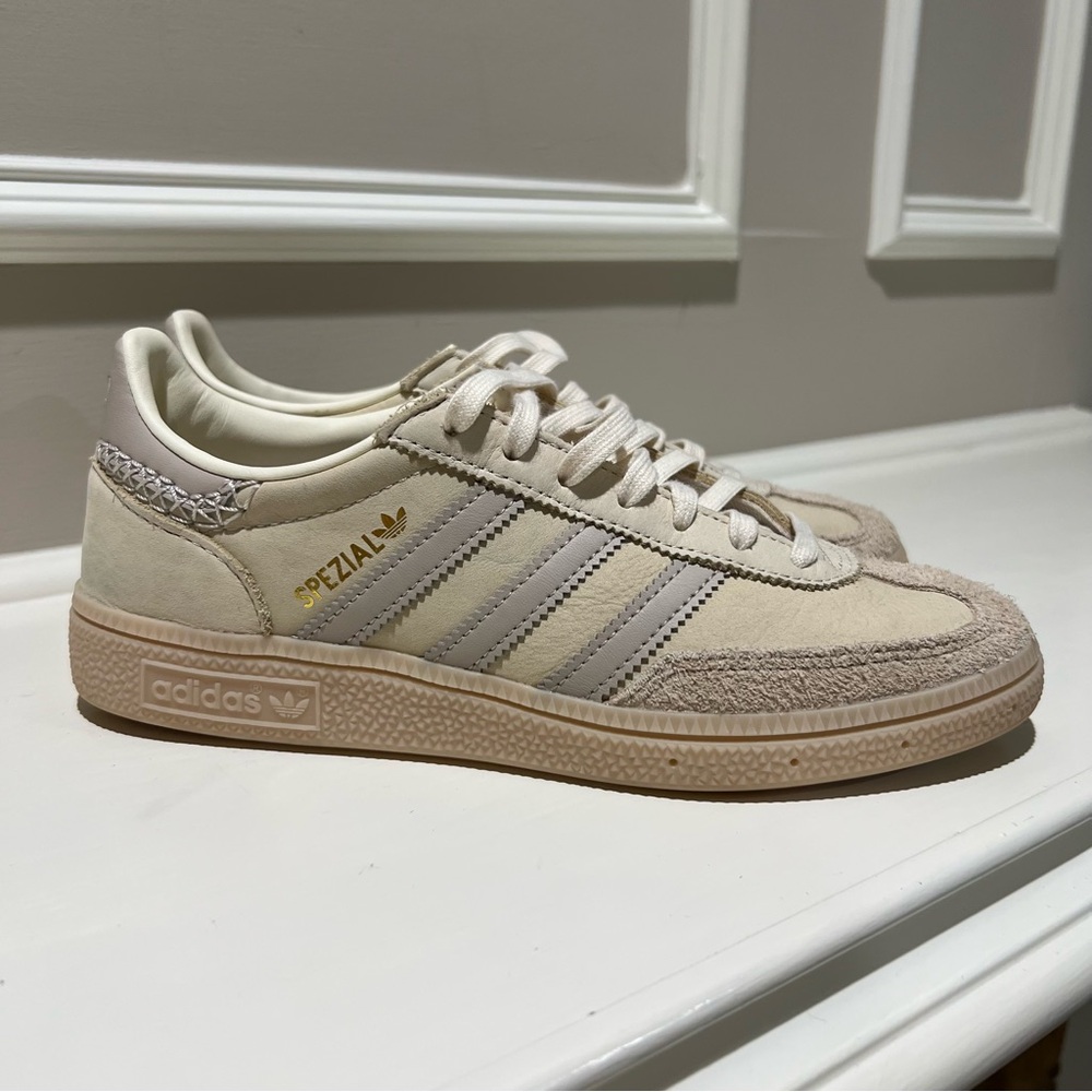 adidas Handball Spezial Cream White Beige (Women's 7) - Picture 9 of 9